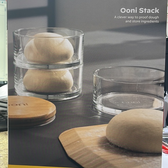 Ooni pizza Oven Stack 3 Glass bowls Perfect way to Proof Dough - Picture 4 of 8